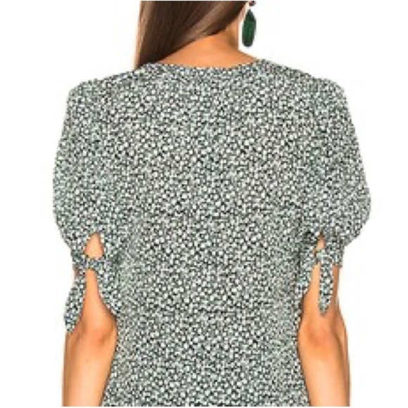 EUC VERONICA BEARD GIZELA BLOUSE IN FOREST GREEN - SIZE 8 - Picture 3 of 15